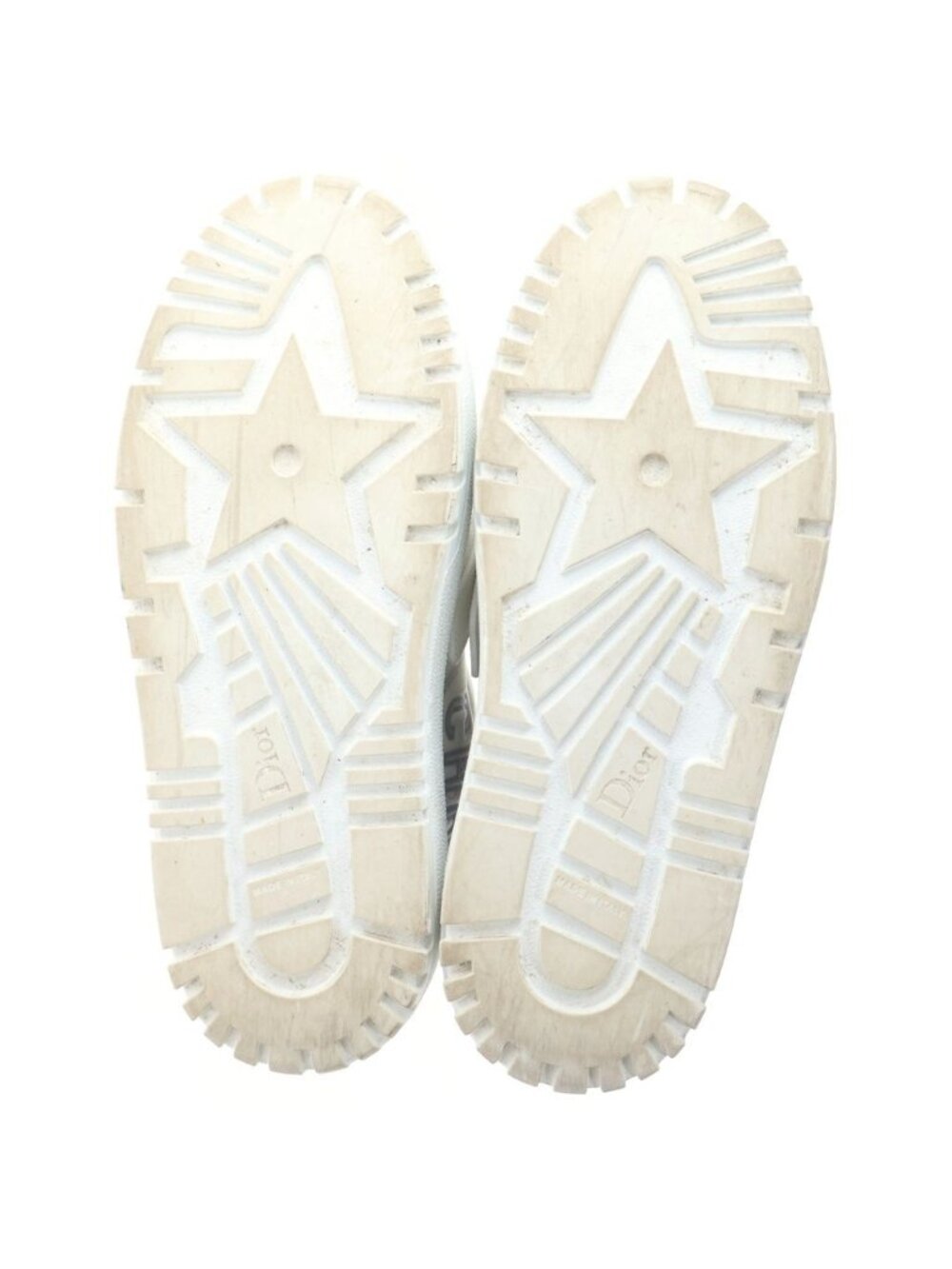 Dior Id Rubber Panel Low Cut Sneakers White 351 - Picture 5 of 6